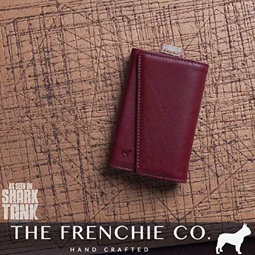 Cartera Speed U200bu200bde Frenchie Co. Burgandy Tan La