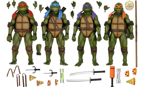 Action Figure Tartarugas Ninja Raphael Donatello Leonardo