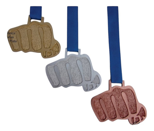 Medalla Puño Artes Marciales (55 X 45 Mm.)