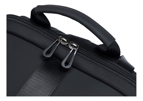 Mochila Executiva Casual Espaçosa Notebook Trabalho Viagem Cor Preto Desenho do tecido Lisa