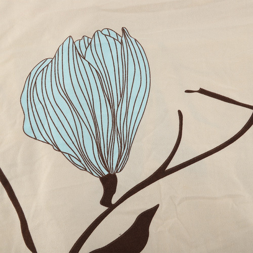 Funda De Silla Elástica Con Estampado De Poliéster Extraíble