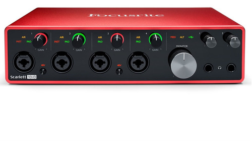 Interfase Audio Focusrite Scarlett 18i8 ¡nueva Generacion!