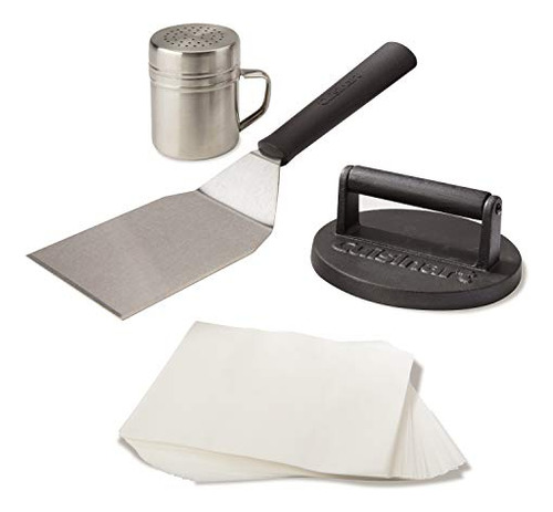 Kit De Hamburguesas Smash Cuisinart Csbk-400 Con Triturador