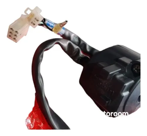 Comando Luces/pito Eco De Luxe/splendor 100, 9 Cables/2 Pac