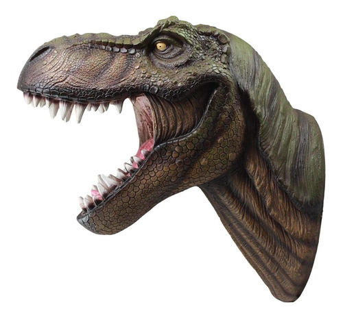 Dwk Tyrannosaurus Rex Head - Escultura Grande De Busto Monta