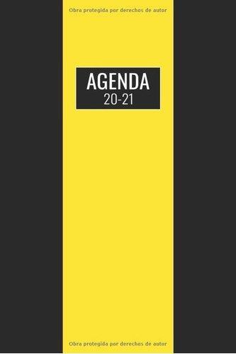 Libro: Agenda 20-21: Julio 2020 A Diciembre Semana En 2 18 M