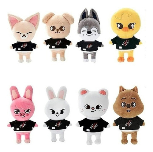 8 Piezas Muñeco Peluche Niños Callejeros Skzoo Stray Kids