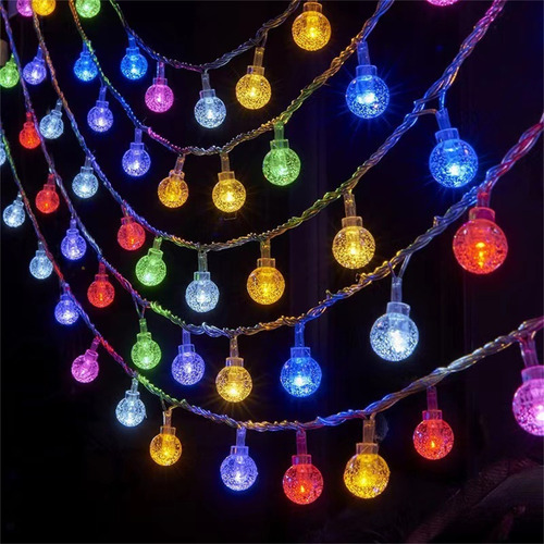 Cadena De Luces R Solar Con Forma De Bola Con Forma De Bola