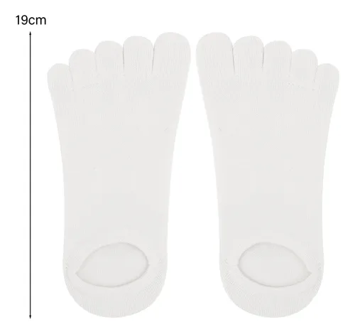 Calcetín Náutico De Cinco Dedos Para Mujer, Invisible, Fino