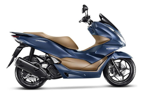 Moto Honda Pcx Dlx 160 2024 2024 Azul 0km Com Garantia