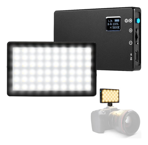 Mini Luz Led Bicolor Para Cámaras Réflex Digitales Profesion