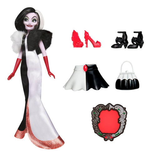 Muñeca Cruella De Vil Disney Villains Style Series De 15cm