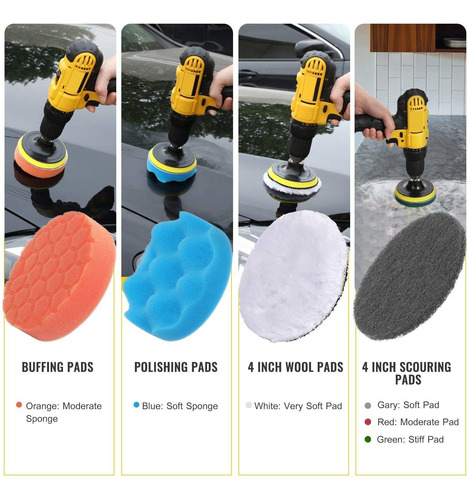 23 Pcs Juego De Brochas De Taladro Y Accesorios Para Limpi