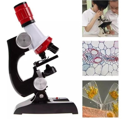 Microscópio Infantil Educacional Para Crianças E Adultos