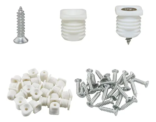 comprar Juego De 25 Insertos De Bisagra De Plástico Tornillos ... comprar Juego De 25 Insertos De Bisagra De Plástico Tornillos ...