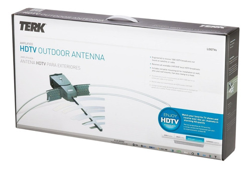 Antena Tv Digital Hd Exterior Terk De Primera Calidad