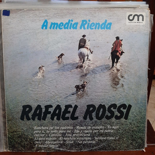 Vinilo Rafael Rossi A Media Rienda Zzz F3