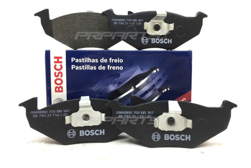 Imagem 1 de 7 de Pastilha Gol Saveiro G5 G6 1.0 1.6 Jogo Dianteira Bosch