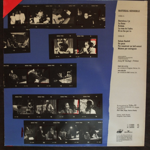 Vinilo Joan Manuel Serrat Material Sensible Bte97 (Usado)