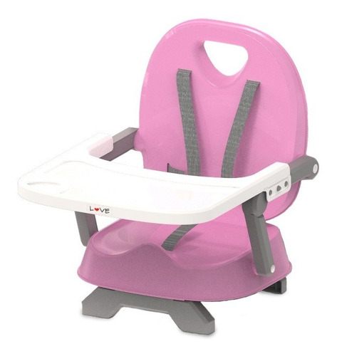 Imagen 4 de 6 de Silla Comer Bebé Portasilla Booster Plegable Bandeja Viajes