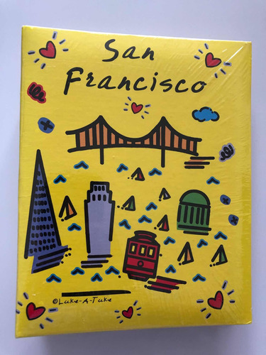 Album Para Fotos Souvenir San Francisco 17x13 Cms Usado