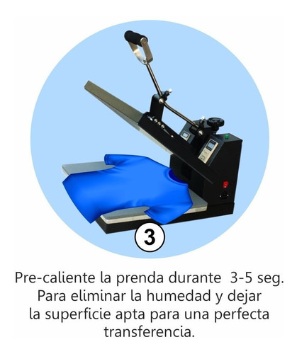 Imagen 5 de 6 de Vinilo Sublimable Textil Termotransferible Camiseta