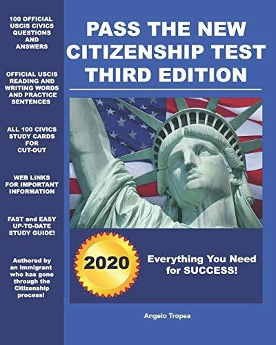 Book : Pass The New Citizenship Test Third Edition - Tropea