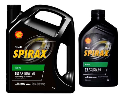 Aceite Shell Spirax S3 Ax 80w90 Kit 5 Litros