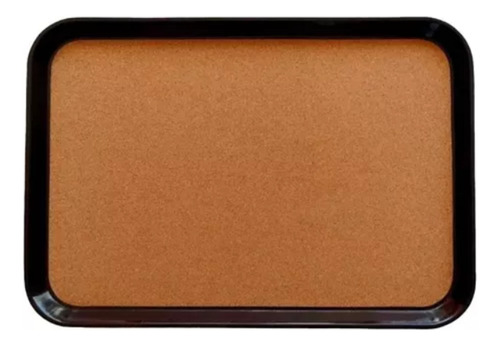 Charola De Servicio Rectangular Con Corcho 44x59 6 Pzs.