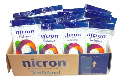 Porcelana Fria Nicron X 10 Kg. (caja X 20 Paquetes De 500gs)