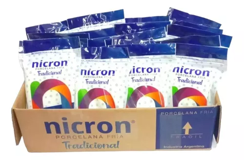 Porcelana Fria Nicron Soft X 325gs X Caja (20 Unid)