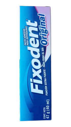 Pasta Adhesiva Para Dentadura Fixodent Original Con Envío