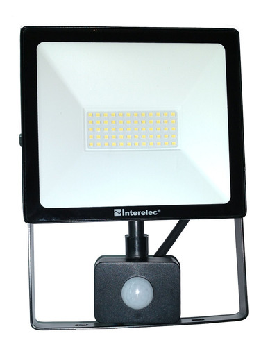 Proyector Reflector Led 50w Con Sensor Movimiento Interelec