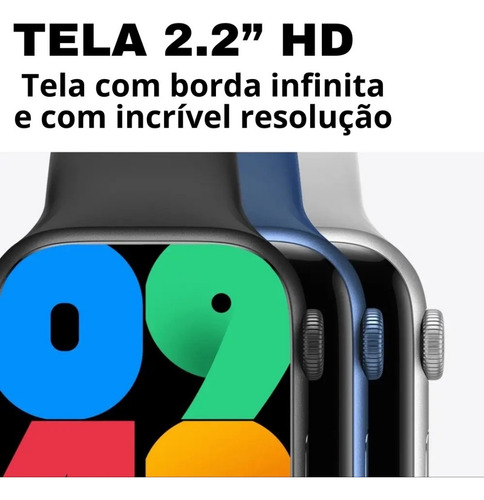 Relógio Smartwatch Android Ios Inteligente Cs9 Pro Bluetooth