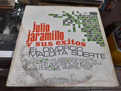 Lp Julio Jaramillo Y Sus Éxitos En Acetato,long Play