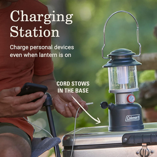 Linterna Led Coleman Classic Recharge, Resistente Al Agua...