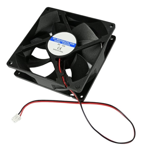 Fan Cooler Ventilador 92mm X 92mm X 25.5mm 12v 2 Cables