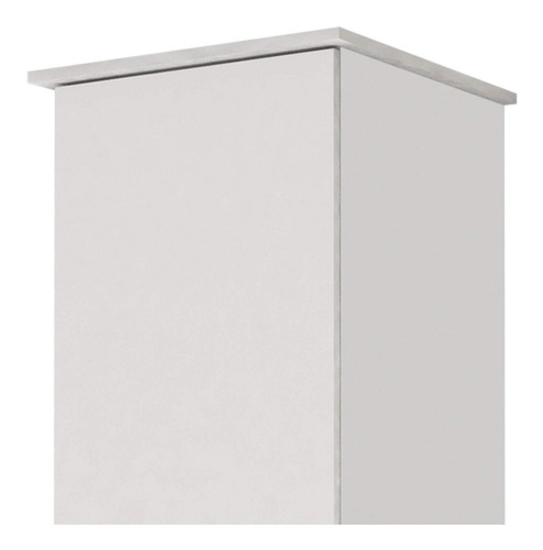 Imagem 7 de 8 de Armário Multiuso 1 Porta Jasmim Kaiki Móveis Branco Ja