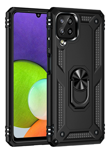 Funda Protector Uso Rudo Con Anillo Magnetico Para Samsung