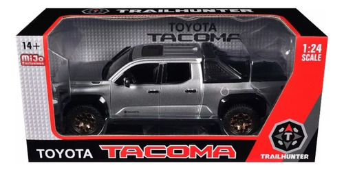Mijo 1:24 2024 Toyota Tacoma Trd Sport Pickup Gris Claro Gris