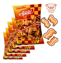 Comprar Salgadinho Bacon Pururuca Chips Snack Pele Trigo 5 Pacotes
