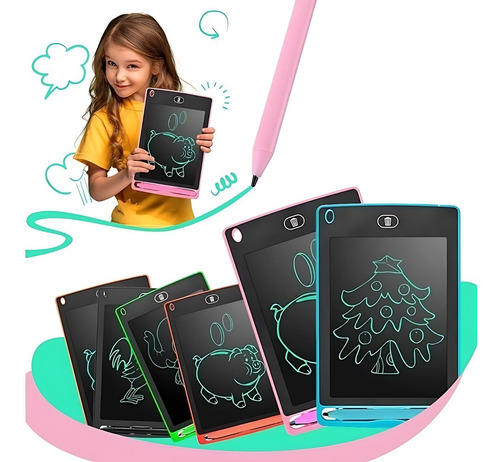 Lousa Magica Digital Tablet Infantil Desenho Escrita 10 Pol