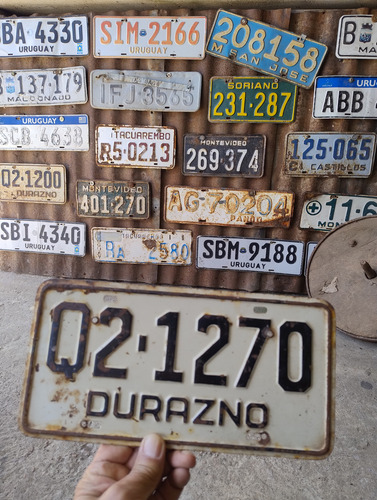 Matrícula De Durazno Antigua (Usado)