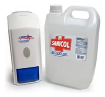 Comprar Dispenser Alcohol Gel %70 5litros Sanitizante Desinfectante