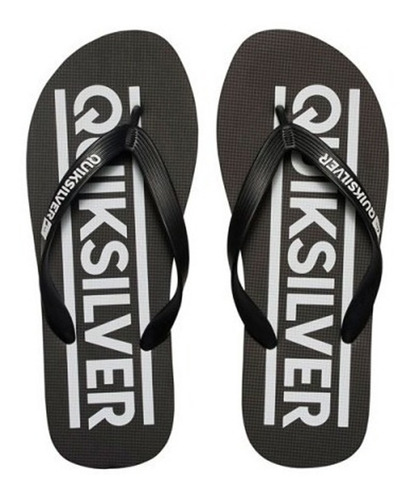 Sandalias Quiksilver Hombre Negro Pata Gallo Aqyl100558xkkw