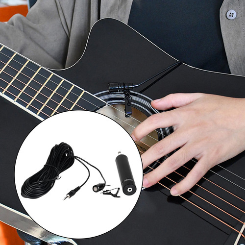 Micrófono Condensador Instrumentos Cable De 33 Pies