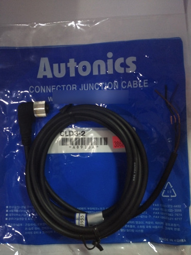 Cable Para Sensor 12mm Autonics Curvo 