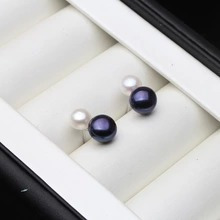 Aros De Plata De Ley 925 Auténtica Con Perlas Para Mujer, Ar