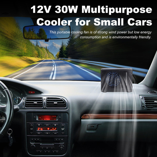 Ventilador Eléctrico Para Coches Pequeños, 12 V, Aire Acondi
