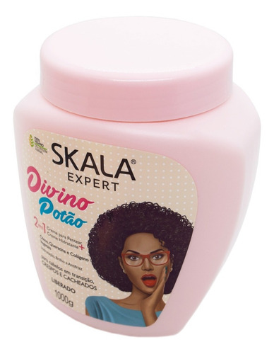 Skala Divino Potao Máscara Vegana Crema Peinar Rulos X 1kg